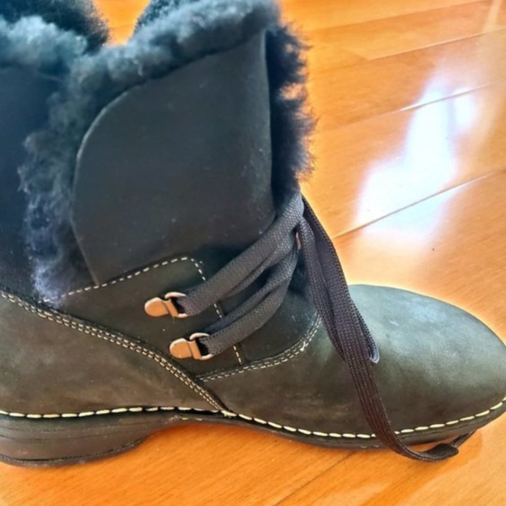 Leather and Natural Fur winter boots - Picture 4 of 9